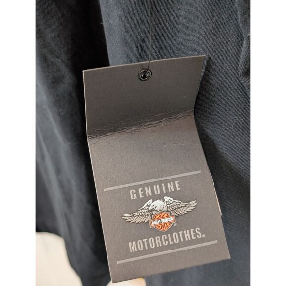 NWT Harley Davidson Skeleton Graphic Print T-Shirt Black Men's Size 3XL/XXXL - Picture 6 of 11